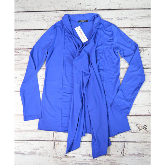 Urban Coco Cardigan Top Women's Size Medium Blue New with Tags - Picture 3 of 8